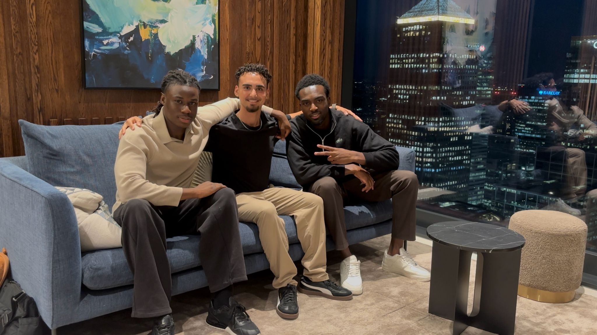 Sam with Jordan and Zuriel
